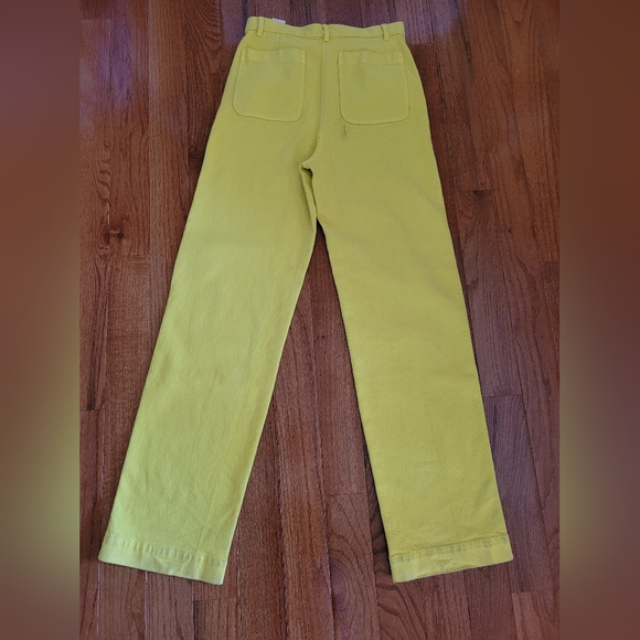 Aritizia Le Fou Wilfred Iven Unique Yellow Cargo 10 High Rise Utility Pants - Picture 9 of 12